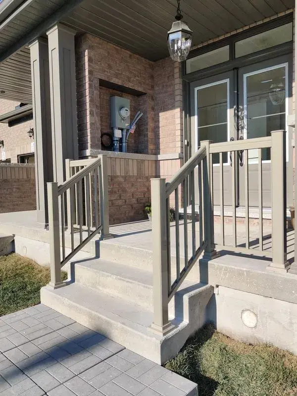 aluminum porch railing clay color A-271