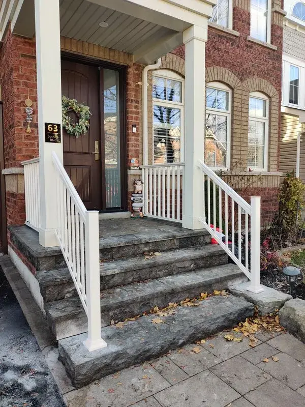 cashmere aluminum railings for stone steps A-270