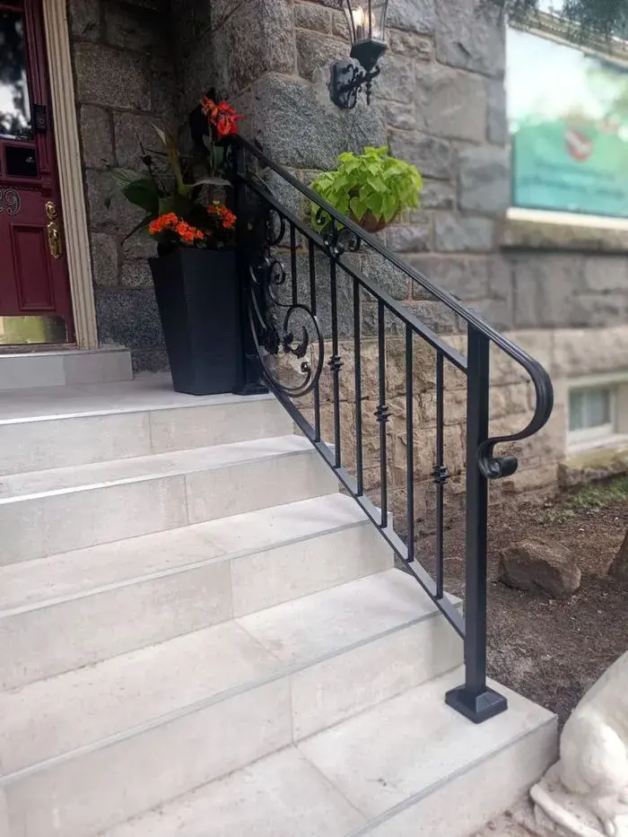 wrought iron porch railing I-258